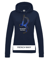 Brandon McPhee Womens Hoodie with Direct To Film Note