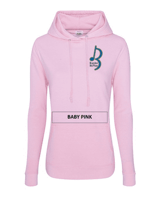 Brandon McPhee Womens Hoodie with Left Breast Embroidery