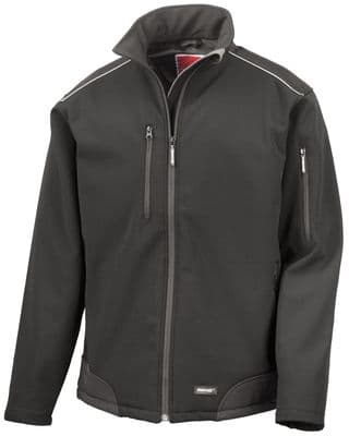 CAITHNESS ARCHERS ADULT RIPSTOP SOFTSHELL JACKET WITH EMBROIDERED LOGO