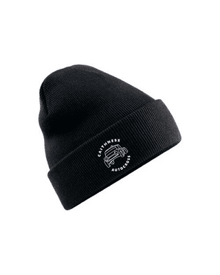 CAITHNESS AUTOCROSS CUFFED BEANIE WITH EMBROIDERED LOGO
