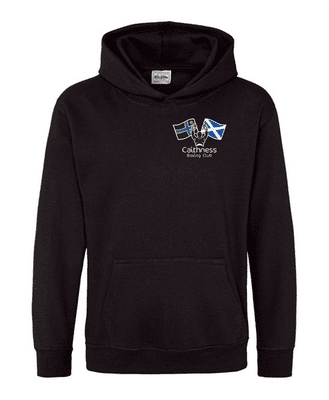 Caithness Boxing Club Kids Hoodie with Left Breast Heat Seal
