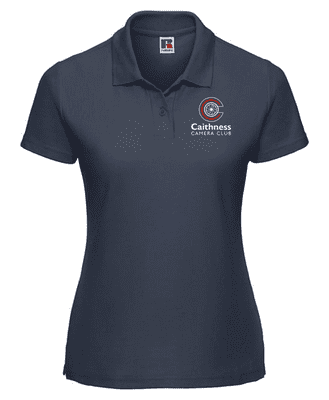CAITHNESS CAMERA CLUB LADIES FITTED POLOSHIRT