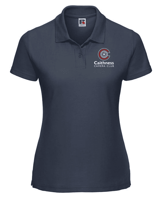 CAITHNESS CAMERA CLUB LADIES FITTED POLOSHIRT