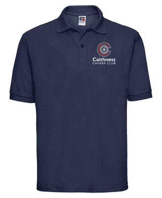 CAITHNESS CAMERA CLUB UNISEX ADULT POLOSHIRT