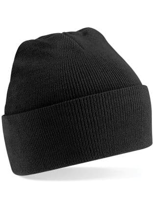 CAITHNESS CAR CLUB CUFFED BEANIE WITH EMBROIDERED LOGO