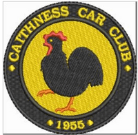 CAITHNESS CAR CLUB MENS POLO SHIRT WITH EMBROIDERED LOGO
