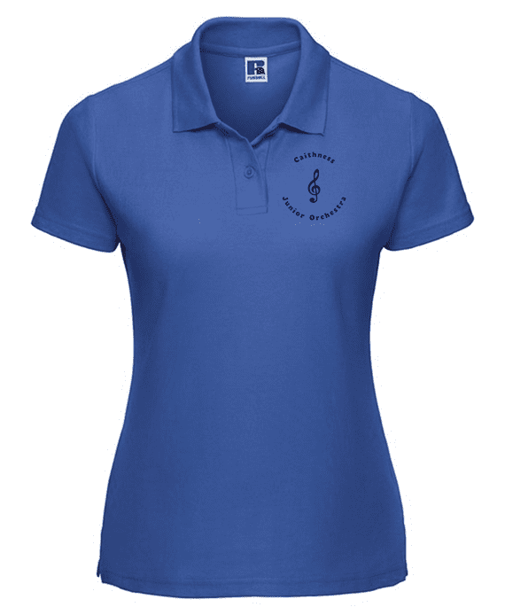 Caithness Junior Orchestra Womens Fitted Polo Shirt 3XL or 4XL