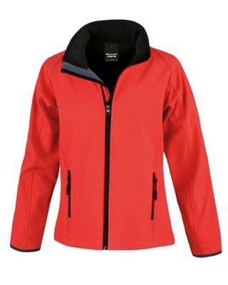 CAITHNESS LADIES FC LADIES SOFTSHELL JACKET WITH EMBROIDERED LOGO