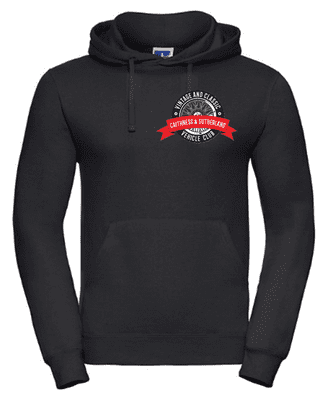 Caithness & Sutherland Vintage & Classic Club Russell Pullover Hoodie  with LBE