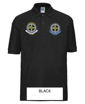 CAITHNESS YOUTH PIPE BAND ADULTS POLO SHIRT 5XL OR 6XL WITH LEFT BREAST EMBROIDERY