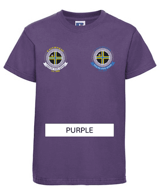 CAITHNESS YOUTH PIPE BAND ADULTS T-SHIRT WITH LEFT BREAST EMBROIDERY