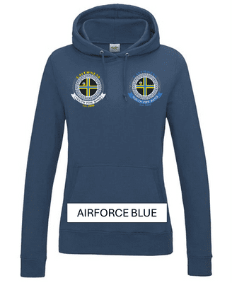 CAITHNESS YOUTH PIPE BAND WOMENS HOODIE WITH LEFT BREAST EMBROIDERY
