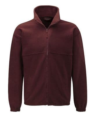 CANISBAY  RAINBOW NURSERY BANNER BURGUNDY FLEECE WITH EMBROIDERED LOGO