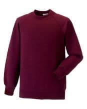 CANISBAY RAINBOW NURSERY BURGUNDY  SWEATSHIRT WITH EMBROIDERED LOGO