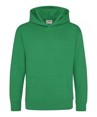 Castletown Football Club Pull Over Hoodie Kelly Green with Embroidered Left Breast & Back Heat Seal