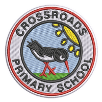 CROSSROADS PRIMARY SCHOOL BLUE FLEECE WITH LOGO