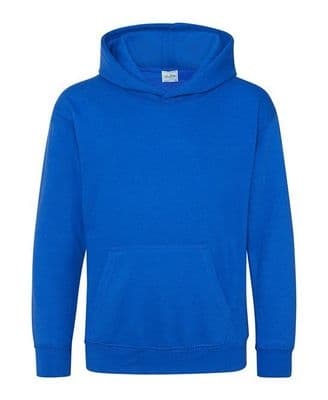 DUNNET BADMINTON ROYAL BLUE KIDS PULLOVER HOODIE WITH HEAT SEALS