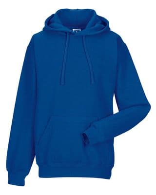 EAST END FC ROYAL BLUE PULLOVER HOODIE WITH EMBROIDERED LOGO