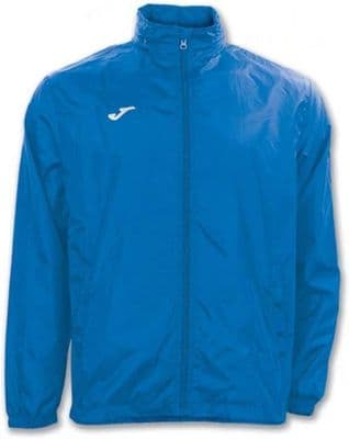 East End Joma Iris Rain Jacket Royal with Logo Left Breast