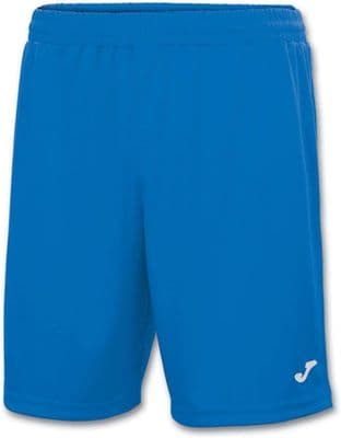 East End Joma Nobel Shorts Royal with logo Right Leg