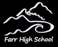 FARRHIGH SCHOOL BLACK PULL OVER HOODIE WITH LOGO