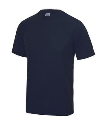 HALKIRK PRIMARY SCHOOL FRENCH NAVY  COOL T- SHIRT WITH LOGO