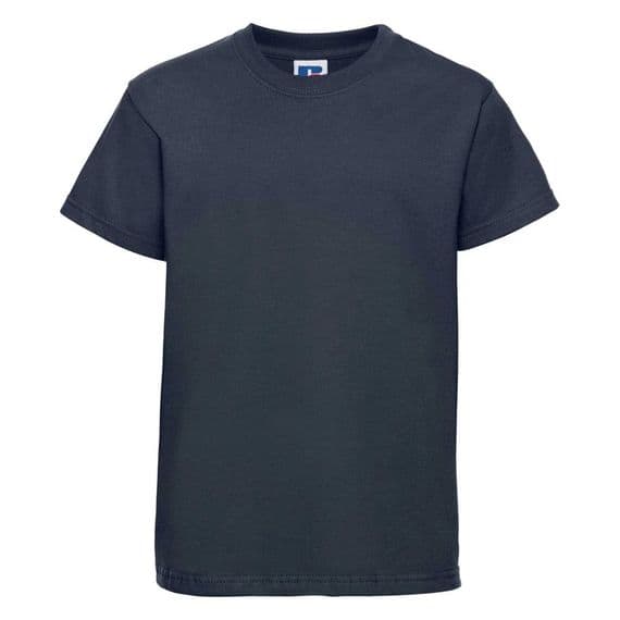 HALKIRK PRIMARY SCHOOL NAVY  T- SHIRT WITH LOGO