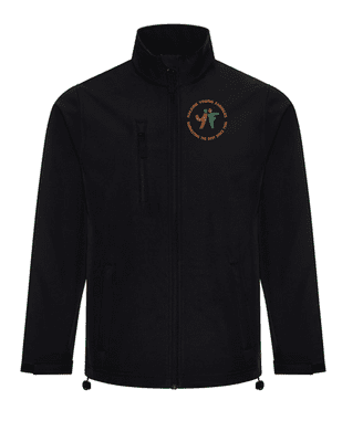 HALKIRK YOUNG FARMERS 3 LAYER SOFT SHELL JACKET WITH LEFT BREAST EMBROIDERY