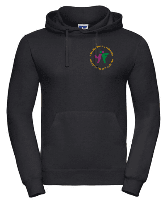 HALKIRK YOUNG FARMERS PULLOVER HOODIE WITH LEFT BREAST EMBROIDERY