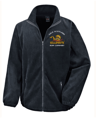 Hellsmouth Rum Company Black Fleece with Left Breast Embroidery