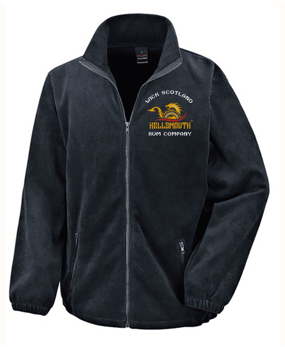 Hellsmouth Rum Company Black Fleece with Left Breast Embroidery