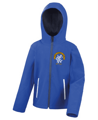 KEISS F.C JUNIOR HOODED SOFTSHELL JACKET