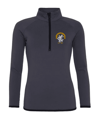 KEISS F.C WOMENS COOL 1/2 ZIP SWEATSHIRT WITH LBE