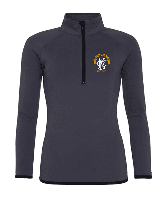 KEISS F.C WOMENS COOL 1/2 ZIP SWEATSHIRT WITH LBE