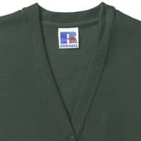 KEISS PRIMARY SCHOOL BOTTLE GREEN CARDIGAN WITH LOGO