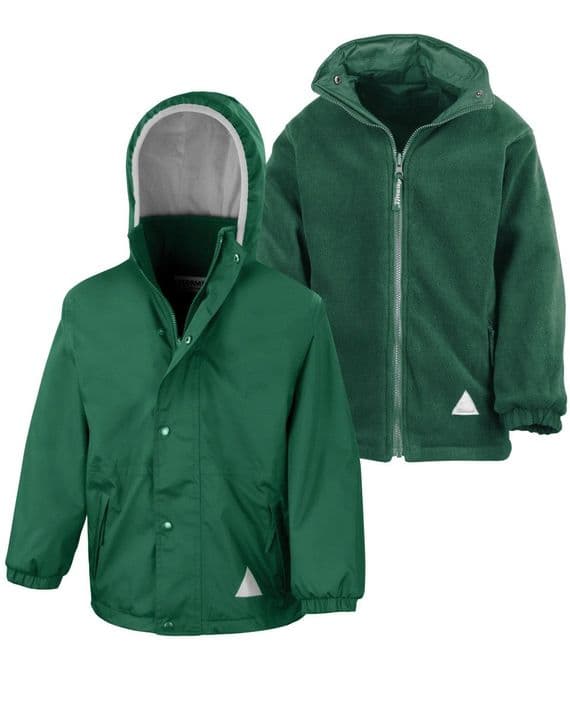 KEISS PRIMARY SCHOOL JUNIOR REVERSIBLE STORM Dri 4000 FLEECE JACKET WITH 2 LOGOS