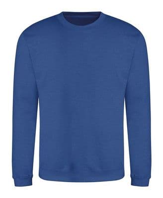 LIEURARY BOWLING CLUB ROYAL BLUE SWEATSHIRT WITH EMBROIDERED LOGO