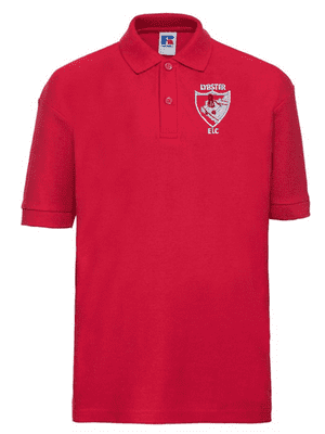 LYBSTER ELC RED POLOSHIRT
