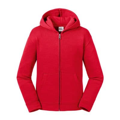 LYBSTER ELC ZIPPED HOODIE WITH EMBROIDERED LOGO