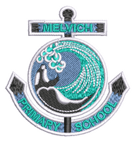 MELVICH PRIMARY SCHOOL BLACK ZIPPED HOODIE WITH LOGO