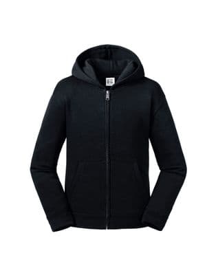 MELVICH PRIMARY SCHOOL BLACK ZIPPED HOODIE WITH LOGO