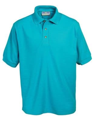MELVICH PRIMARY SCHOOL TURQUOISE POLO SHIRT WITH LOGO
