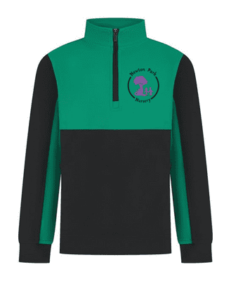 Newton Park Nursery 1/4 Zip Tracksuit Top with left breast embroidery