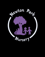 NEWTON PARK NURSERY BLACK TRACKSUIT PANTS WITH LEFT LEG EMBROIDERY