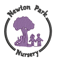 NEWTON PARK NURSERY JADE CARDIGAN WITH EMBROIDERED LOGO