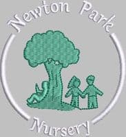 NEWTON PARK NURSERY SCHOOL CLASSIC PURPLE POLO SHIRT WITH LOGO