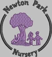 NEWTON PARK NURSERY SCHOOL JADE  SWEATSHIRT WITH LOGO