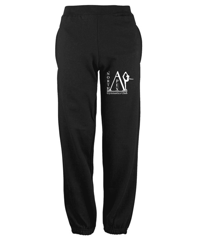 NORTH APEX KIDS CUFFED SWEATPANTS WITH DTF PRINT ON LEFT LEG