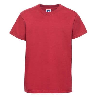 NOSS PRIMARY SCHOOL CLASSIC RED  T- SHIRT WITH LOGO