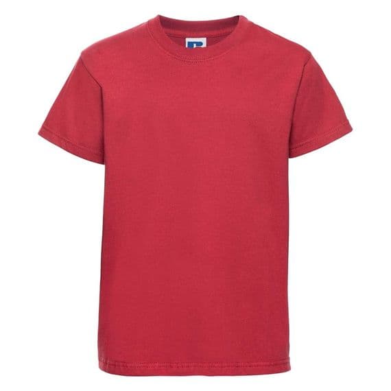 NOSS PRIMARY SCHOOL CLASSIC RED  T- SHIRT WITH LOGO